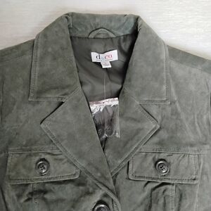 Denim&Co Olive Blazer Jacket